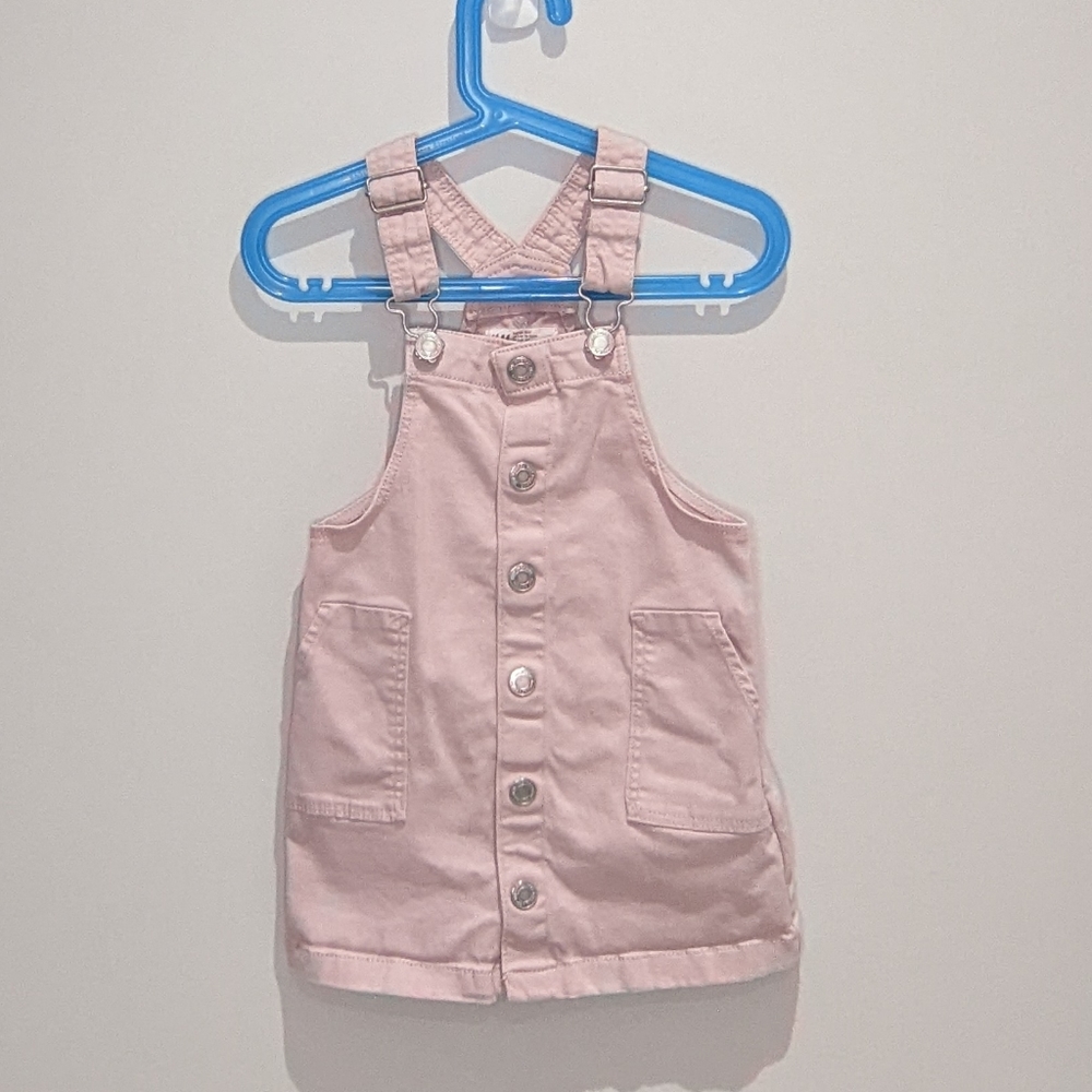 💜 bundle 3 for $30 💜H&M Toddler Girls Overall Denim dress